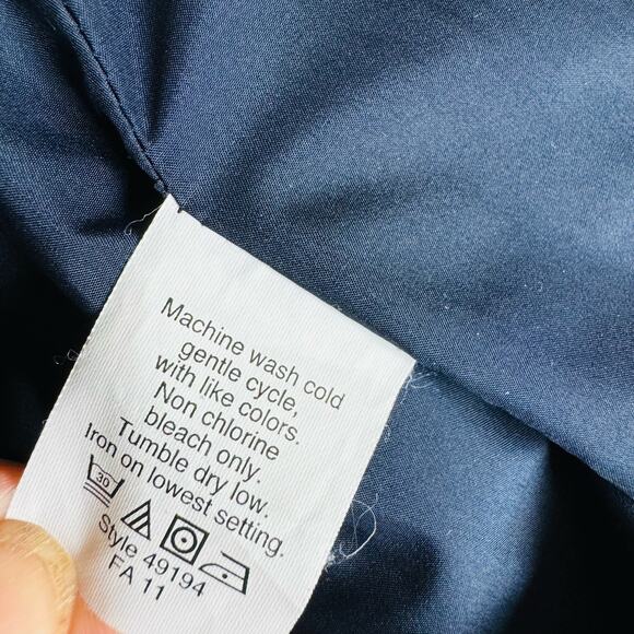 J. Crew Womens Excursion Navy Quilted Down Vest Style #49194 - Picture 10 of 10